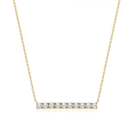 Shiny I Lab-grown Diamond Bar Necklace