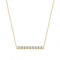 Shiny I Lab-grown Diamond Bar Necklace