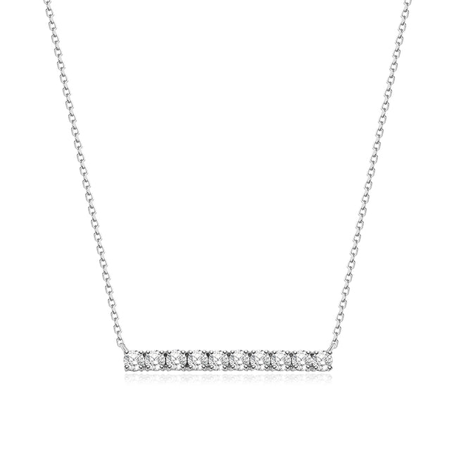 Shiny I Lab-grown Diamond Bar Necklace