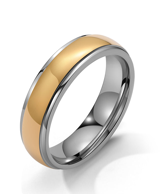 Gemmy Jammy Two-Tone Tungsten Band 6mm