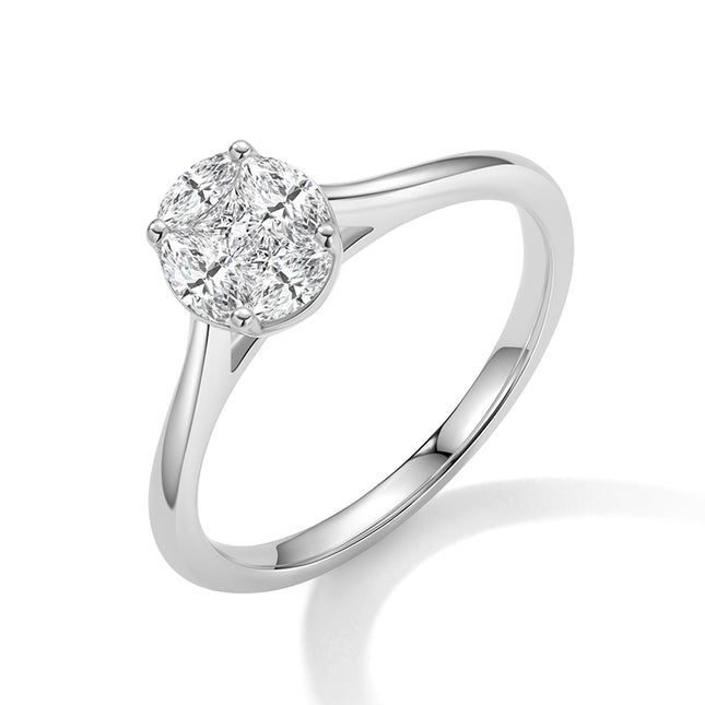 Luxe Oval Brilliant Lab-Grown Diamond Ring