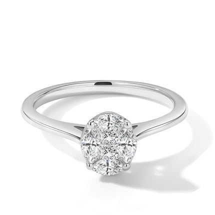 Luxe Oval Brilliant Lab-Grown Diamond Ring