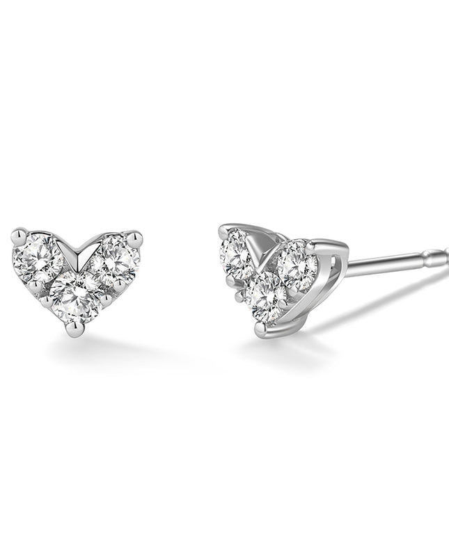 Puzzle Love Lab-grown Diamond Stud Earrings