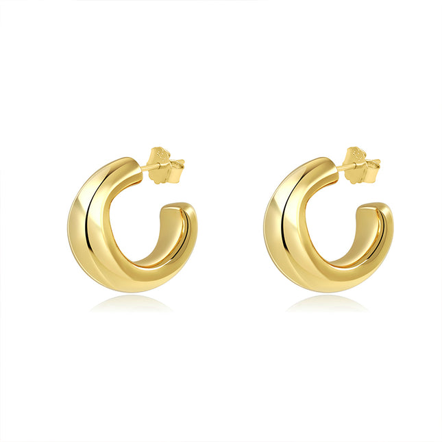 Flow arch Hoop Earrings