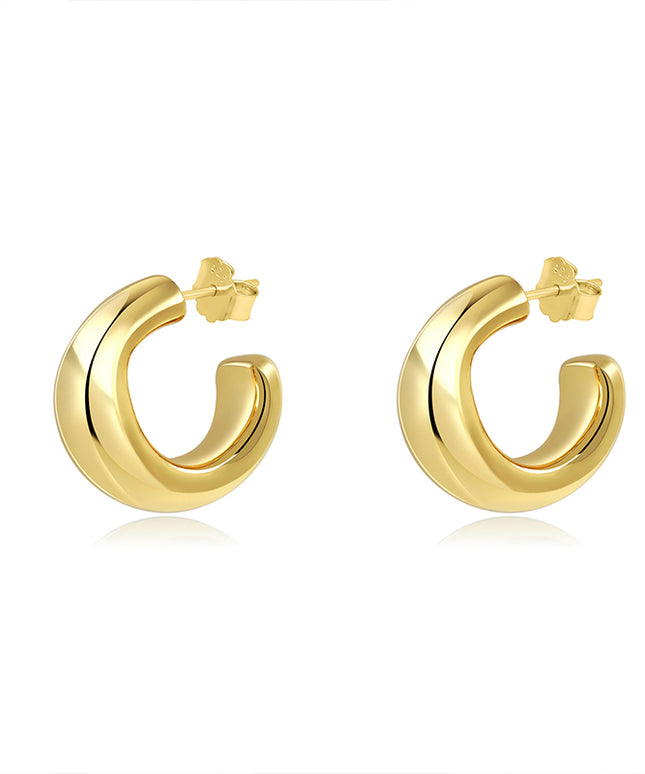 Flow arch Hoop Earrings