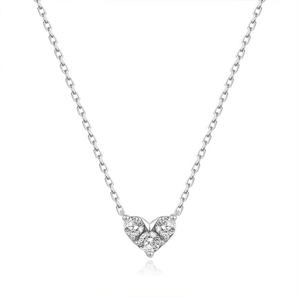 Puzzle Love Lab-grown Diamond Pendant Necklace