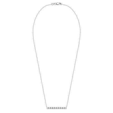 Shiny I Lab-grown Diamond Bar Necklace