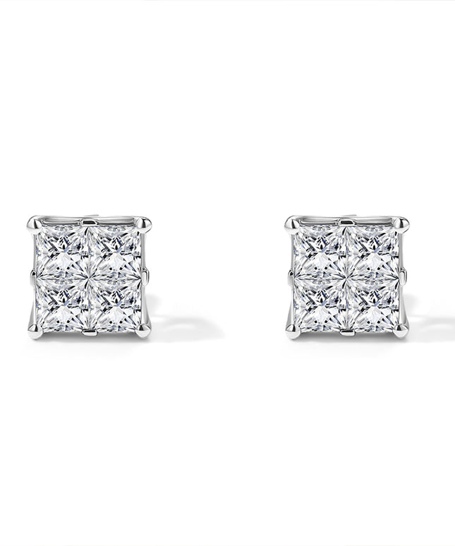 Cube Sugar Lab-Grown Diamond Earrings