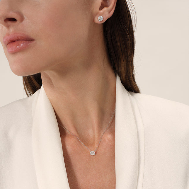 Luxe Oval Brilliant Lab-Grown Diamond Necklace