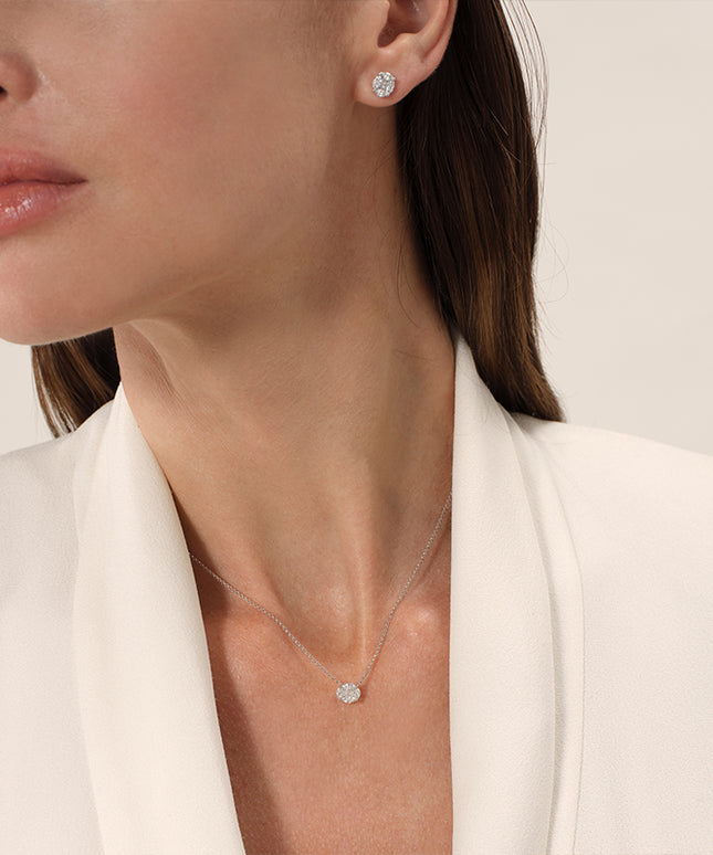 Luxe Oval Brilliant Lab-Grown Diamond Necklace