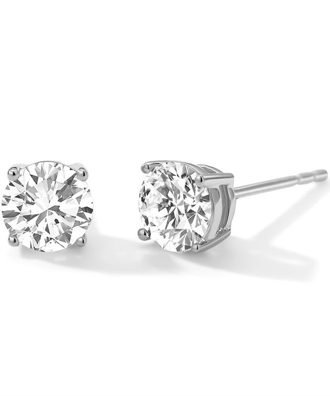 GJ Classic Diamond Stud Earrings