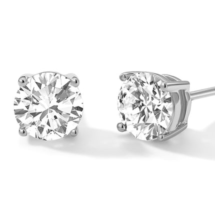 GJ Classic Diamond Stud Earrings (＞4 ct. tw.)