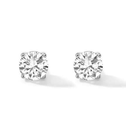 GJ Classic Diamond Stud Earrings