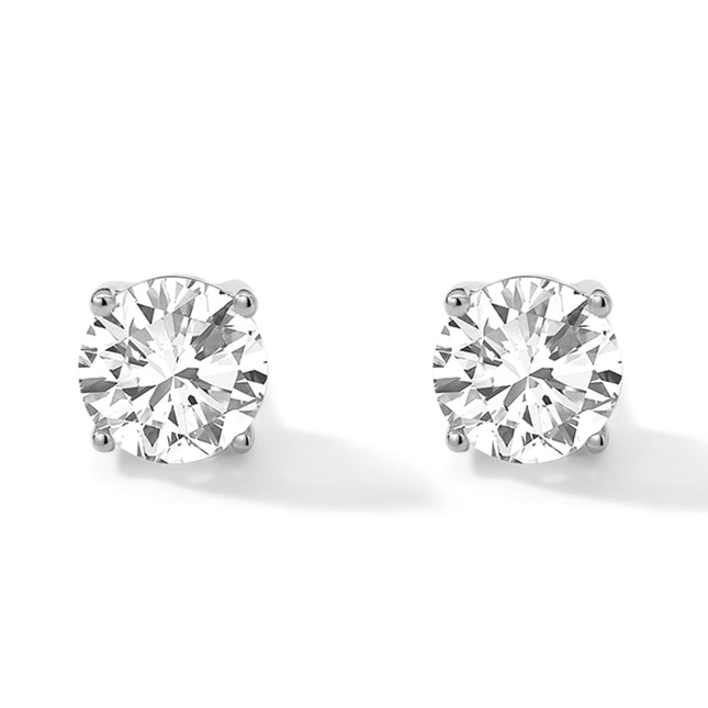 GJ Classic Diamond Stud Earrings (＞4 ct. tw.)